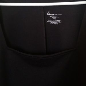 Lane Bryant Tops - LANE BRYANT NWOT BLACK PONTE KNIT PEPLUM TOP Lane Bryant Tops - LANE BRYANT NWOT BLACK PONTE KNIT PEPLUM TOP